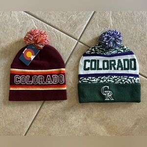 NEW!  COLORADO Unisex BEANIES! Very warm and cozy.see pics for details.